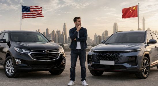 автовладелец думает откуда брать автомобиль — из США или Китая