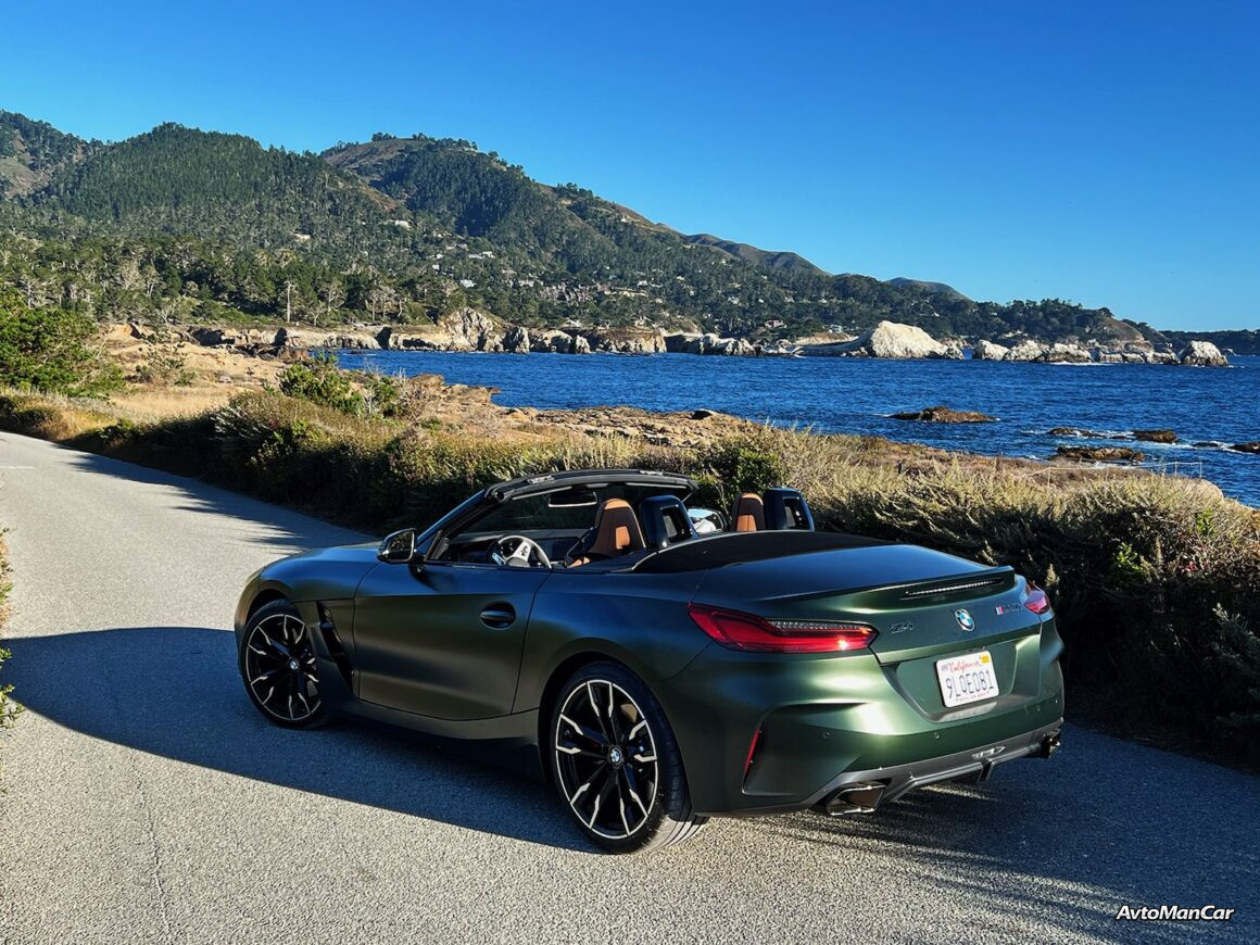 BMW Z4 M40i Handschalter 2026 вид сзади