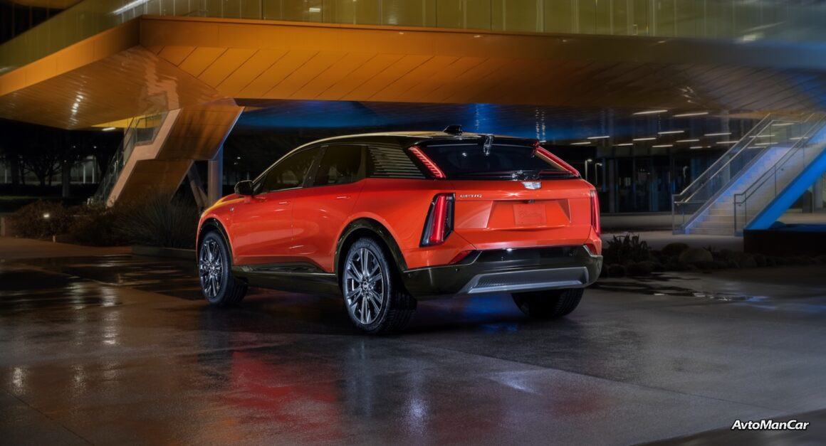 Cadillac Optiq 2025 года боковой профиль