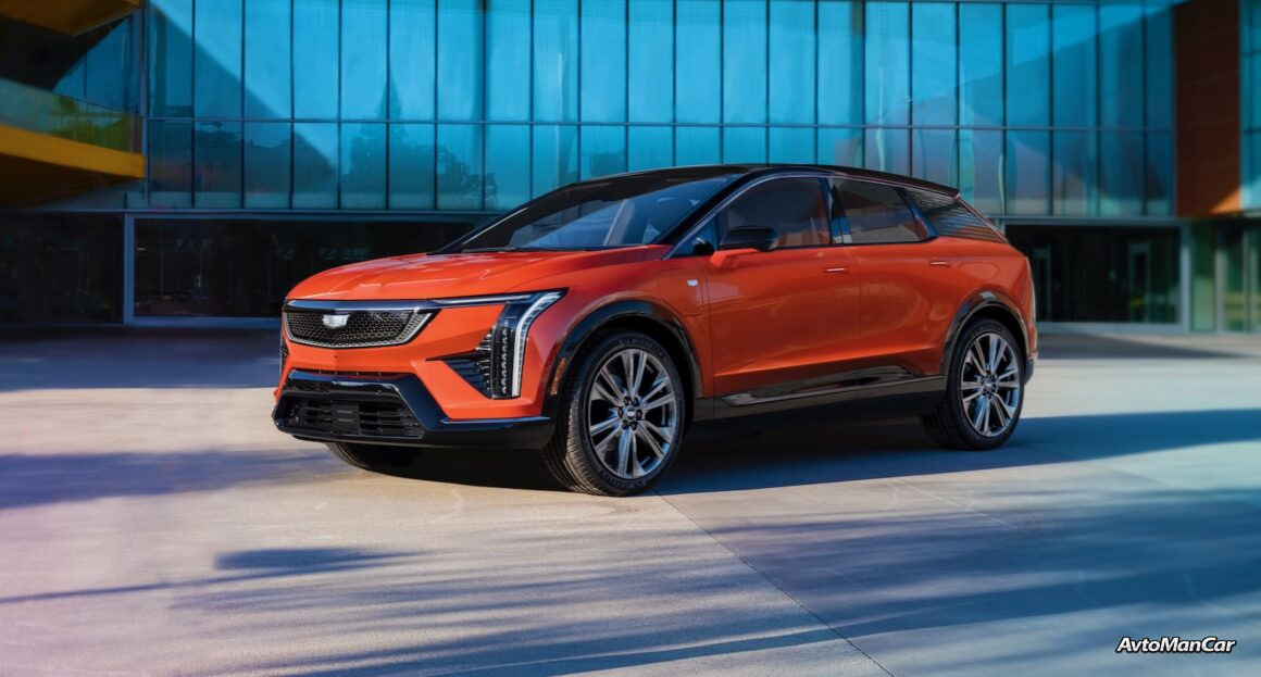 Cadillac Optiq 2025 года передняя оптика