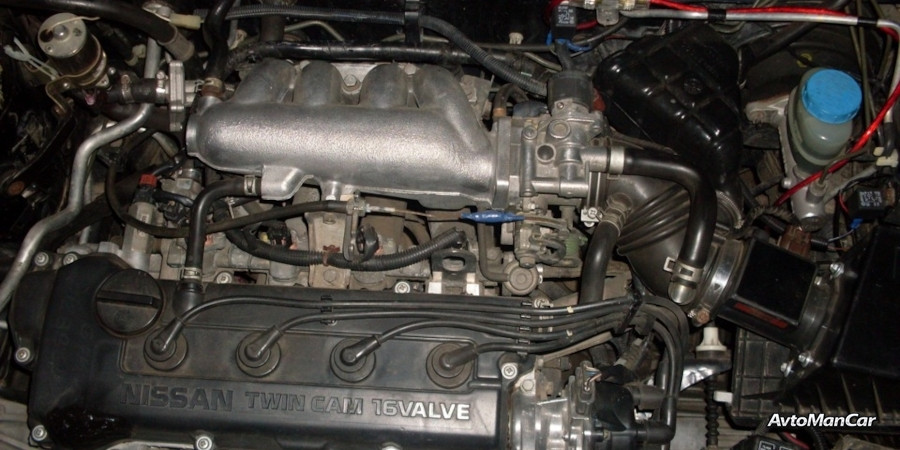 Под капотом двигатель Nissan GA16DE.
