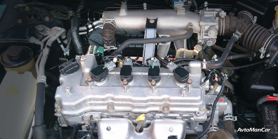 Под капотом двигатель Nissan QG16DE.
