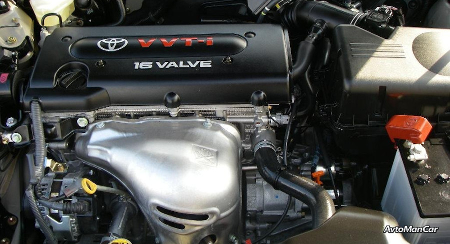 Под капотом двигатель Toyota 2AZ.