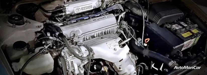Под капотом двигатель Toyota 5S-FE.