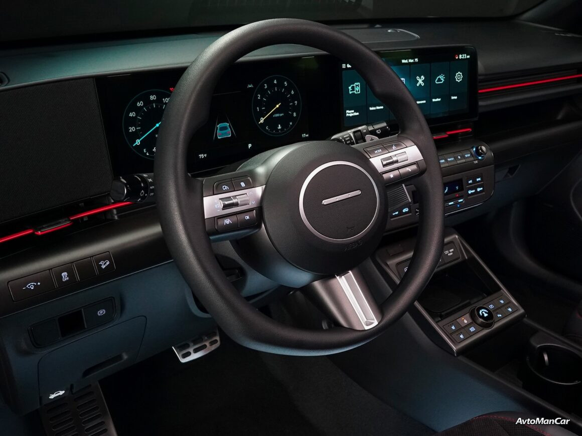 Hyundai Kona боковой профиль