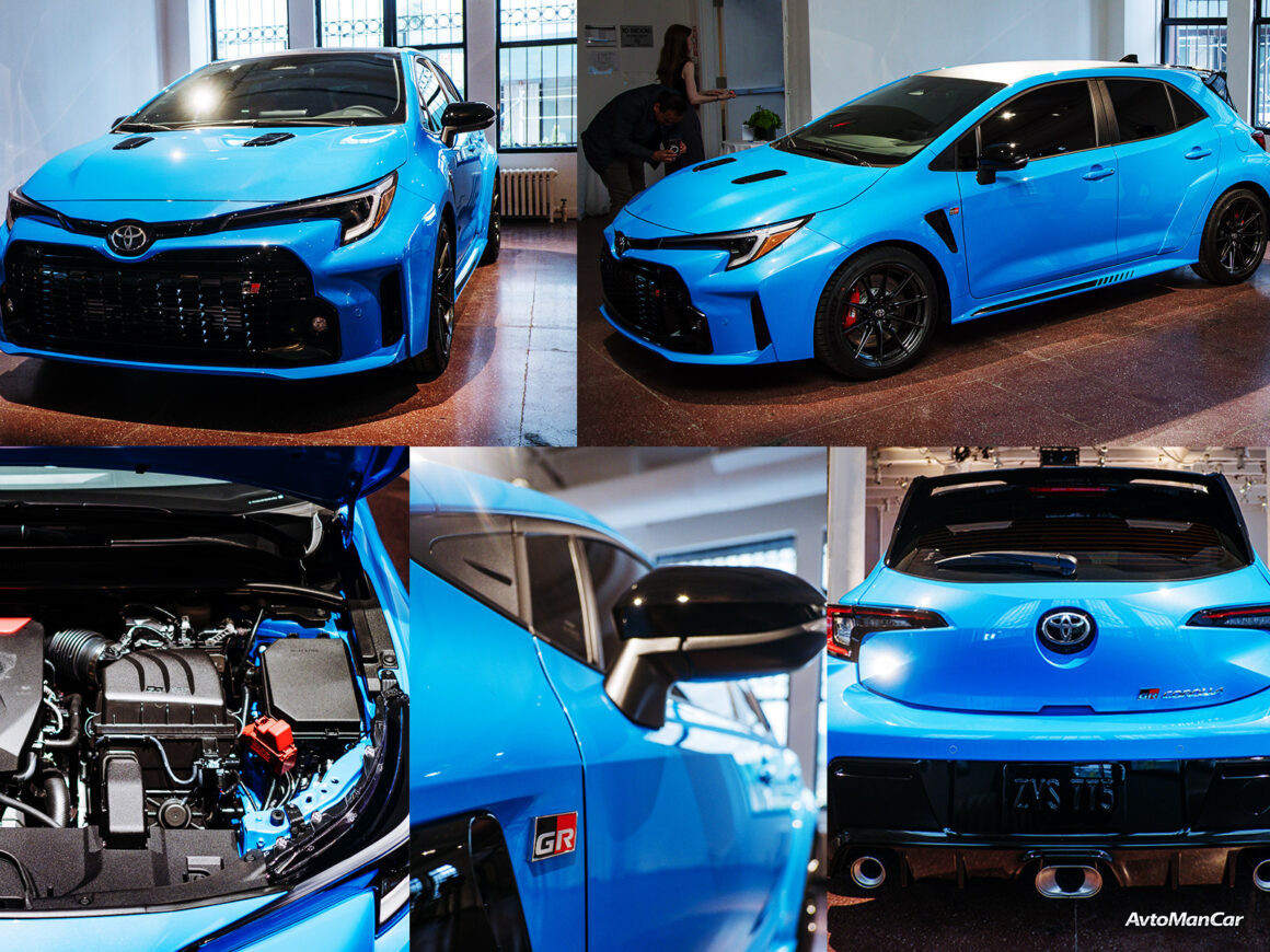 Toyota GR Corolla Circuit Edition в синем цвете Blue Flame