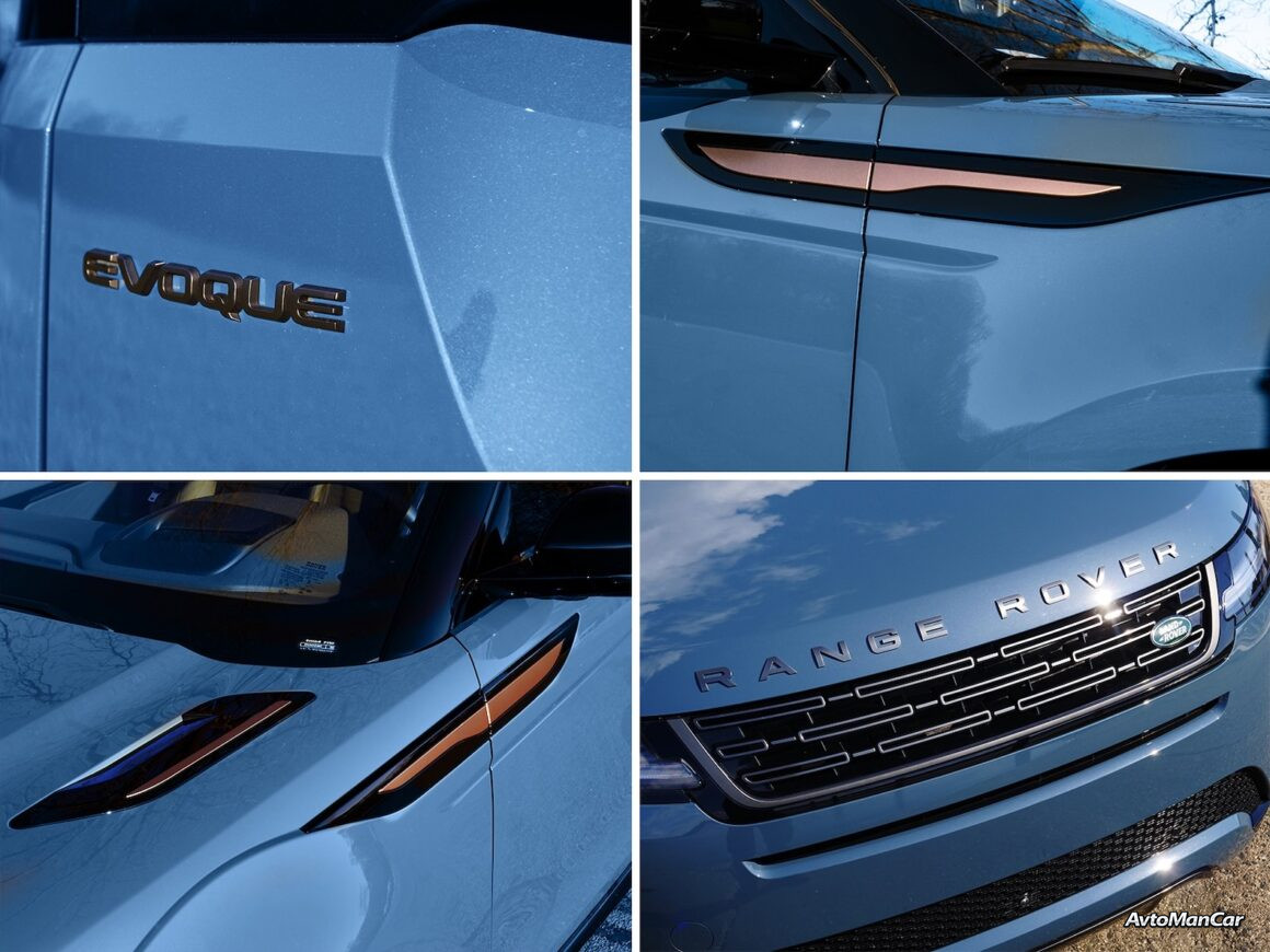 Range Rover Evoque 2026 года вид сзади