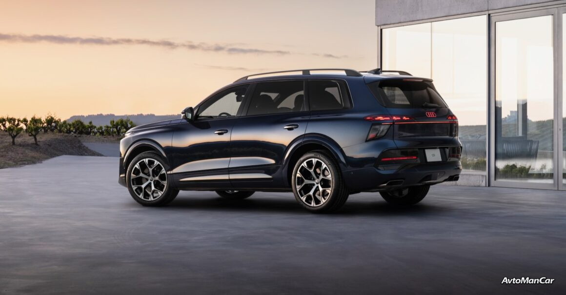 Audi Q9 2027 года - задняя часть нового флагманского внедорожника