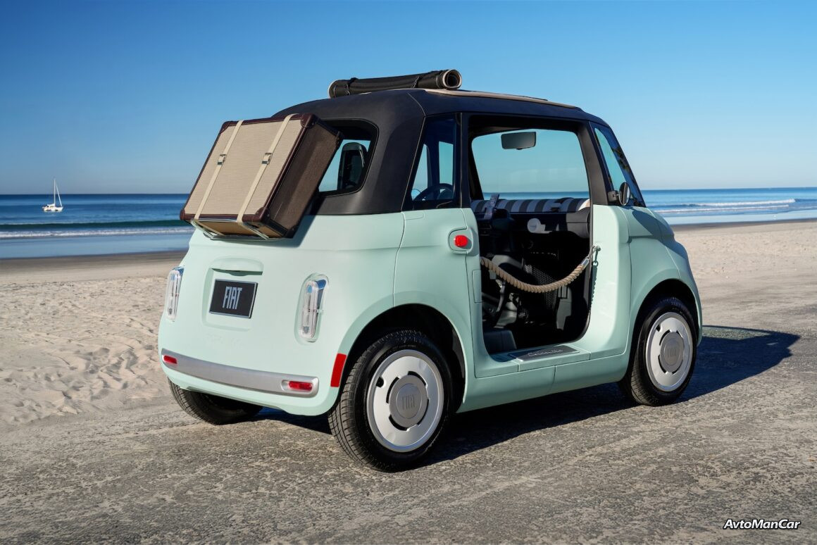 Боковой профиль Fiat Topolino 2026