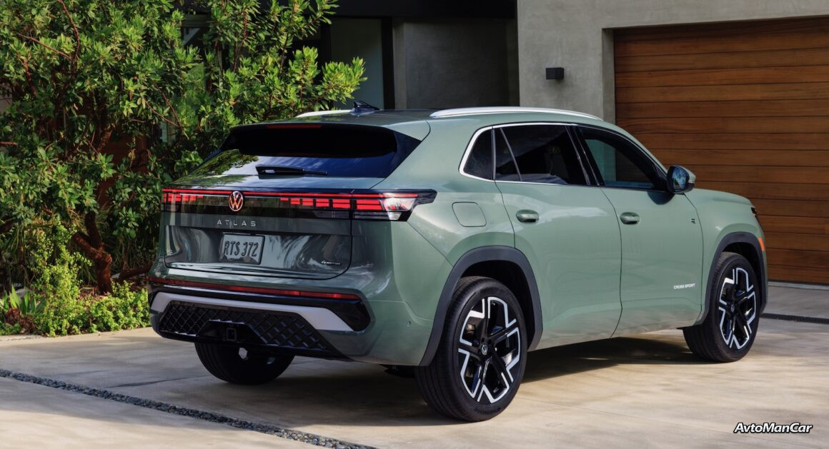 Volkswagen Atlas Cross Sport 2027 года - корма и светотехника